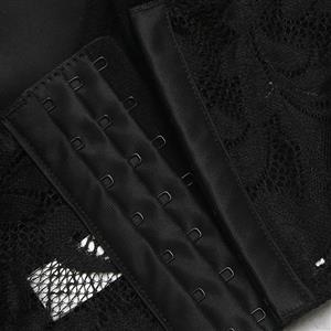 Sexy Punk Faux Leather Spaghetti Straps Bustier Zipper Clubwear Crop Top N23688