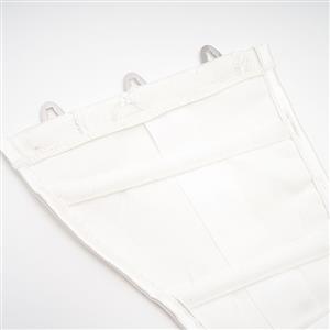 Sexy White 14 Plastic Boned Jacquard Steel Busk Closure Waist Cincher Underbust Corset N23322