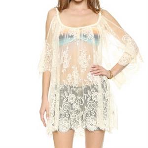 Sexy Tonic for Women, Women's Lace Blouse Top, Lace Off the Shoulder Blouse Tops, Sexy Lace Blouse, #N12739