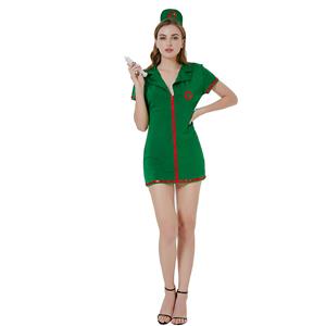 4pcs Sexy Nurse Uniform Adult Cosplay Mini Dress Temptation Lingerie Costume Toy Syringe N22360