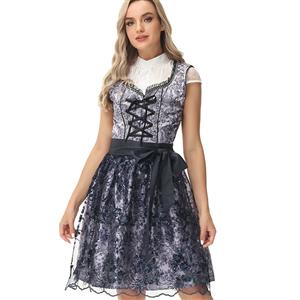 Women's Pretty Girl Wide Straps Dress Bavarian Costume N22913