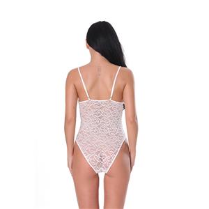 Sexy See-through Lace Pattern  Low-cut Siamese Teddies Lingerie N19165