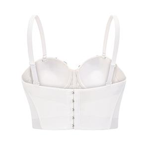 Sexy Sweets Studded Gem B Cup Spaghetti Straps Bustier Bra Clubwear Crop Top N22633