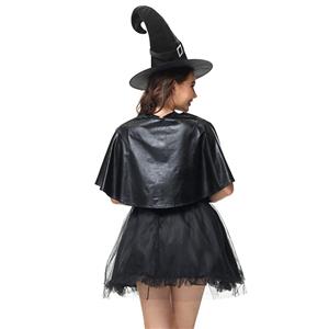 Sexy Witch Sleeveless Hollow Out Mini Dress Adult Halloween Cosplay Costume N23238