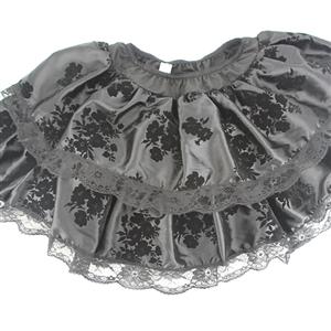 Sexy Women's Black Gothic Printing Mini Skirt HG22375