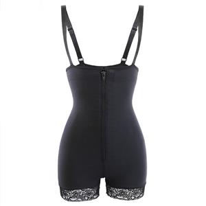 Cheap Women's Bodyshaper, Sexy Bodyshaper Panties, Sexy Elastic Panties, Hip-lifting Undergarments, Women's Sexy Pants, Sexy Underwear for Women, Zipper Spaghetti Straps Jumpsuit #PT23257