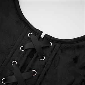 Vintage Floral Embroidered Camisole, Corset Vest Top for Women Bustier Shapewear N23883