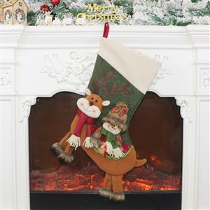 Christmas Stocking Snowman Eve Dinner Party Tree Decoration XT19911