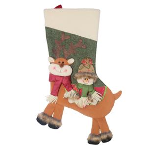 Christmas Stocking Snowman Eve Dinner Party Tree Decoration XT19911