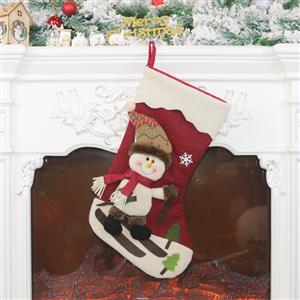 Christmas Stocking Snowman Eve Dinner Party Tree Decoration Accessory XT19914