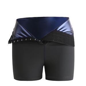 High Waist Slimming Elastic Seamless Tight Shorts Shaping Sports Sauna Sweat Suits Pants PT21416