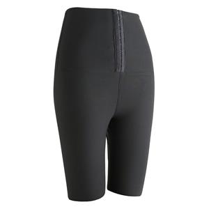 High Waist Slimming Stretchy Seamless Shaping Pants Sports Sauna Sweat Suits Tight Shorts PT21418