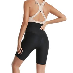 High Waist Slimming Stretchy Seamless Shaping Pants Sports Sauna Sweat Suits Tight Shorts PT21418