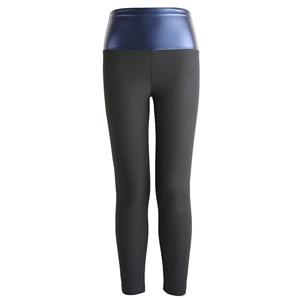 High Waist Elastic Seamless Shaping Weight Loss Sweat Pants Sports Sauna Suits Leggings PT21421