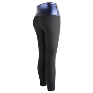 High Waist Elastic Seamless Shaping Weight Loss Sweat Pants Sports Sauna Suits Leggings PT21421