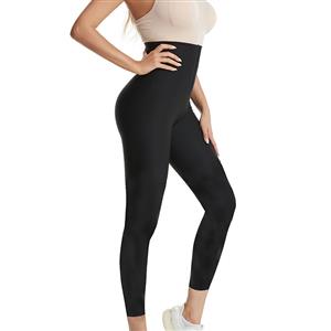 High Waist Stretchy Seamless Weight Loss Shaping Sweat Pants Sports Sauna Suits Leggings PT21420