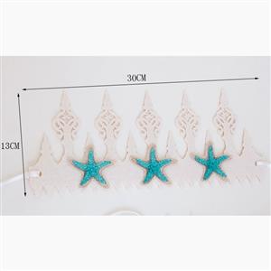 Lovely Starfish Crown Headband Beach Wedding Headwear MS17569