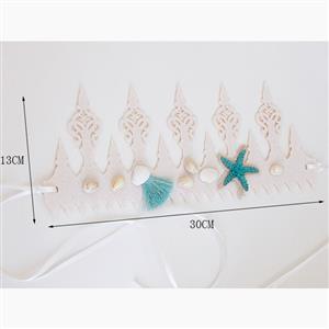 Lovely Starfish Shell Crown Headband Beach Wedding Headwear MS17568