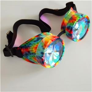 Steampunk Style Kaleidoscope Glasses Camouflage Masquerade Party Goggles MS19717
