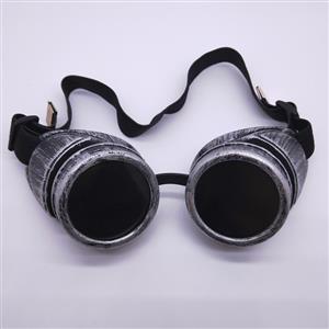 Steampunk Ancient-silver Removable Frame Glasses Masquerade Party Goggles MS19786