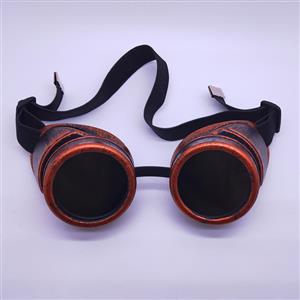 Steampunk Red-copper Removable Frame Glasses Masquerade Party Goggles MS19790