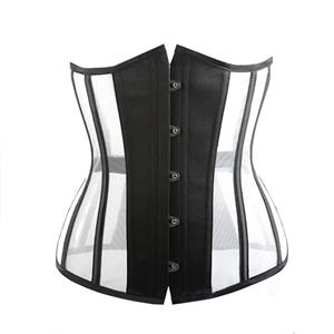 Steel Bone Waist Training Corset, Short Torso Corset, Waist Cincher Corset Body Shaper Girdle, Waist Cincher Corset, Steel Boned Corset, Fishnet Underbust Corset, Mesh Underbust Corset, Underbust Body Shaper, #N21675