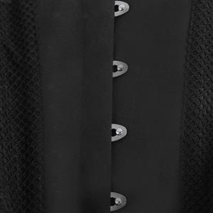 Sexy Steel Boned See-through Mesh Breathable Bodyshaper Waist Cincher Underbust Corset N22014
