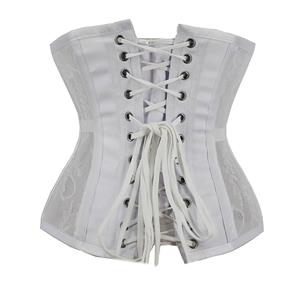 Sexy 14 Steel Boned See-through Mesh and Lace Bodyshaper Underbust Waist Cincher Corset N22276