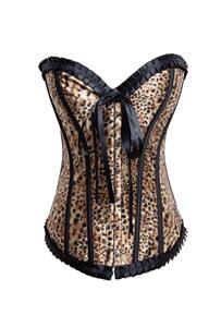 Strapless Black Burlesque Corset N22364