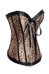 Strapless Black Burlesque Corset N22364