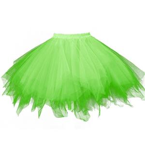 Gothic Tutu Mesh Tulle Harajuku A-Line Multi-layered Elastic Petticoat Cosplay Mini Skirt HG23494