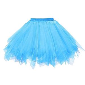 Gothic Tutu Mesh Tulle Harajuku A-Line Multi-layered Elastic Petticoat Cosplay Mini Skirt HG23495