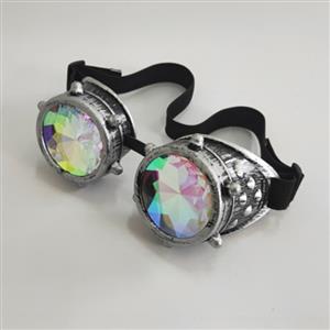 Steampunk Studs Kaleidoscope Lens Masquerade Party Glasses Goggles MS19762