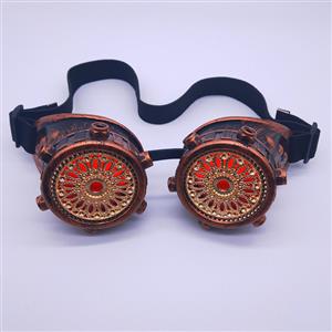 Steampunk Baroque Floral Lens Glasses Halloween Masquerade Party Goggles MS19813