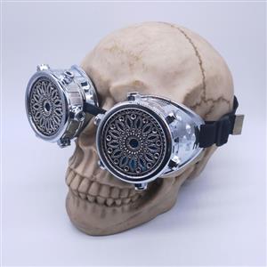 Steampunk Baroque Floral Lens Glasses Halloween Masquerade Party Goggles MS19816