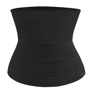 Unisex Elastic Girdle Velcro Breathable Sports Waist Trimmer Workout Body Shaper Belt N21469