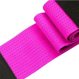 Unisex Elastic Waist Cincher Velcro Girdle Breathable Sports Workout Fitness Body Shaper Belt N21473