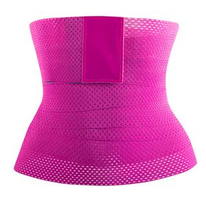 Unisex Elastic Waist Cincher Velcro Girdle Breathable Sports Workout Fitness Body Shaper Belt N21795