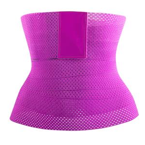 Unisex Elastic Waist Cincher Velcro Girdle Breathable Sports Workout Fitness Body Shaper Belt N21796