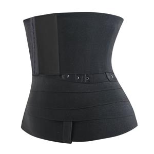 Elastic Waist Cincher Hook and Eye Girdle Breathable Sports Workout Body Shaper Belt N22013