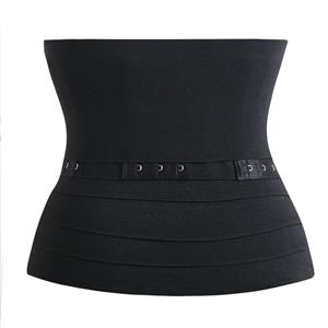 Elastic Waist Cincher Hook and Eye Girdle Breathable Sports Workout Body Shaper Belt N22013