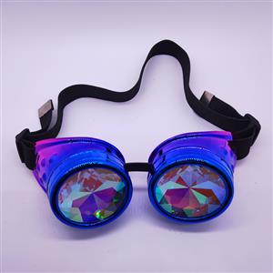 Fashion Gradient Color Kaleidoscope Lens Halloween Masquerade Party Goggles MS19819