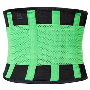 Unisex Green Neoprene Stripe Waist Trainer Body Shaper Belt N15284