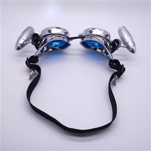 Steampunk LED Lights Net Lens Metallic Rivet Halloween Cosplay Party Goggles MS19733