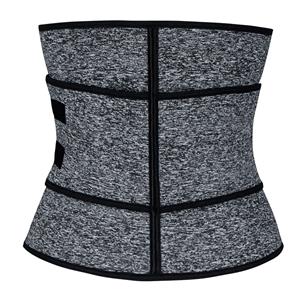 Unisex Neoprene Velcro Sports Waist Trimmer Workout Enhancer Bones Body Shaper Belt N19263