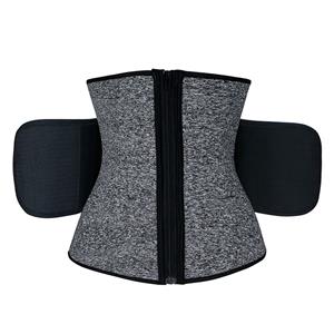 Unisex Neoprene Velcro Sports Waist Trimmer Workout Enhancer Bones Body Shaper Belt N19263