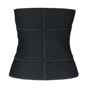 Unisex Neoprene Velcro Sports Waist Trimmer Workout Enhancer Bones Body Shaper Belt N19264