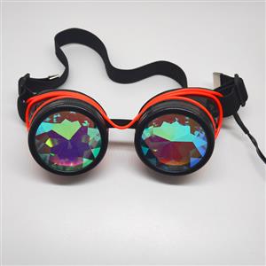 Steampunk Luminous Light Kaleidoscope Glasses Halloween Masquerade Party Goggles MS19776
