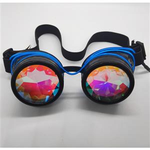 Steampunk Luminous Light Kaleidoscope Glasses Halloween Masquerade Party Goggles MS19780