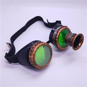 Steampunk Magnifier Net Lens Glasses Halloween Masquerade Party Goggles MS19784